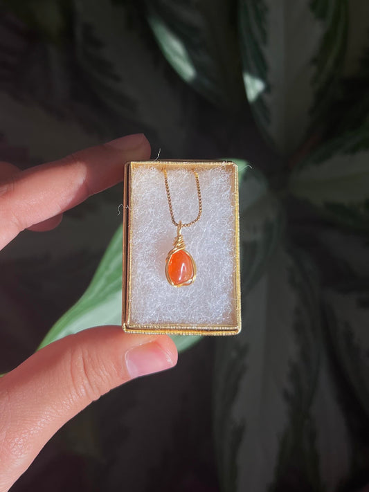 Small Carnelian Necklace
