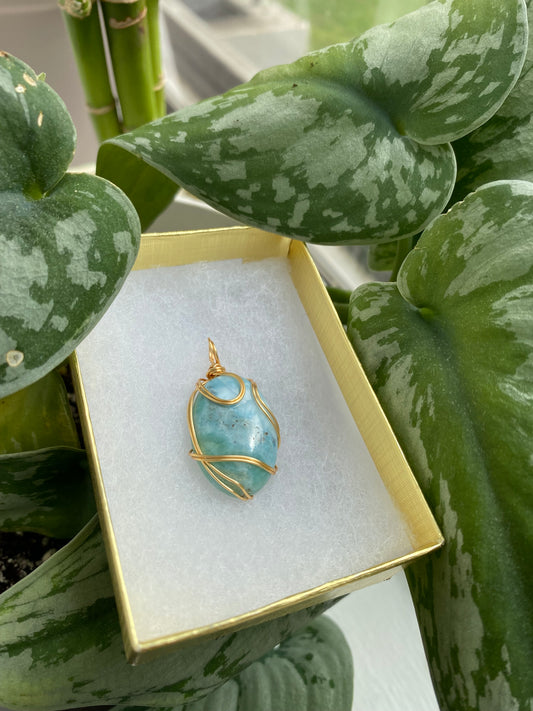 Larimar Necklace