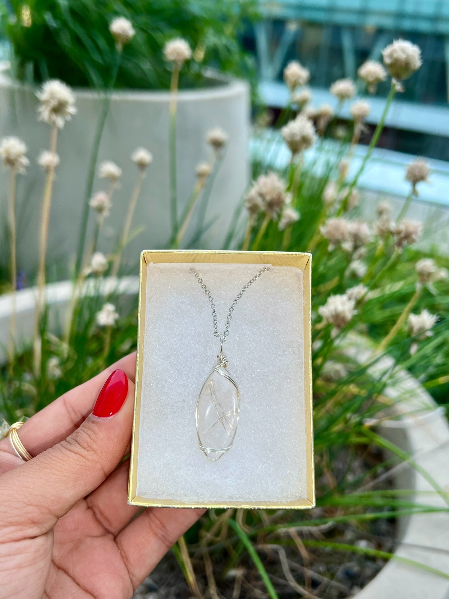 Clear Quartz Necklace