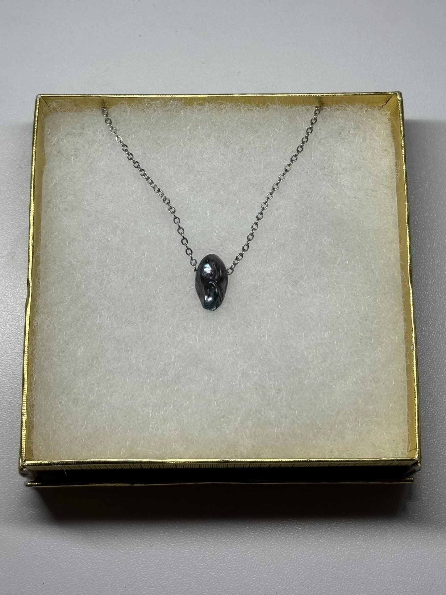 Purple Pearl Necklace
