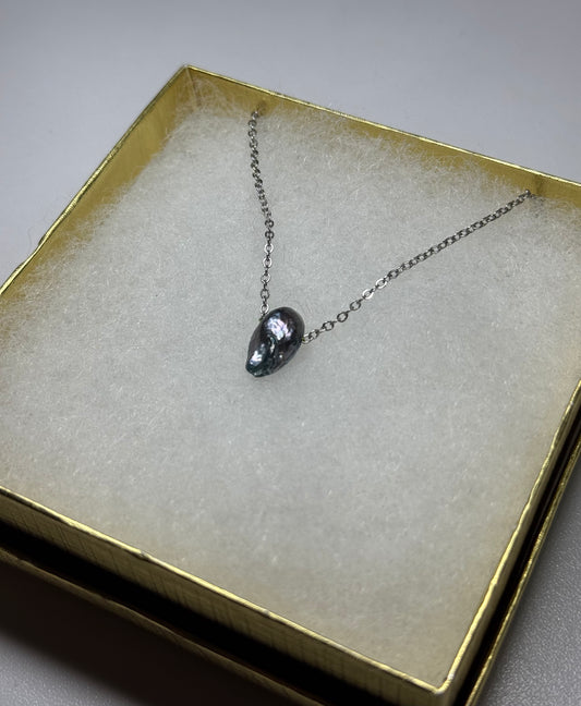 Purple Pearl Necklace