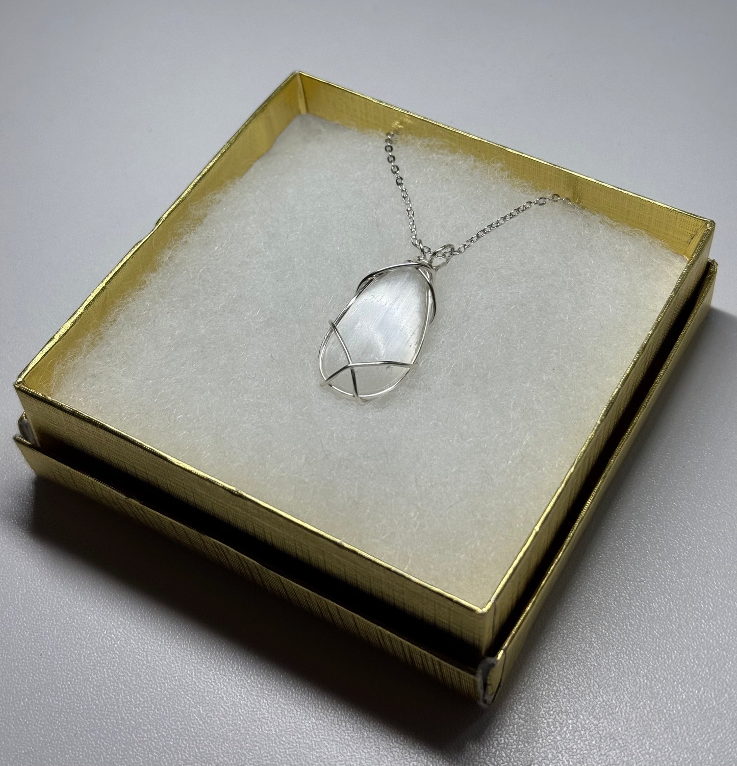Selenite Necklace