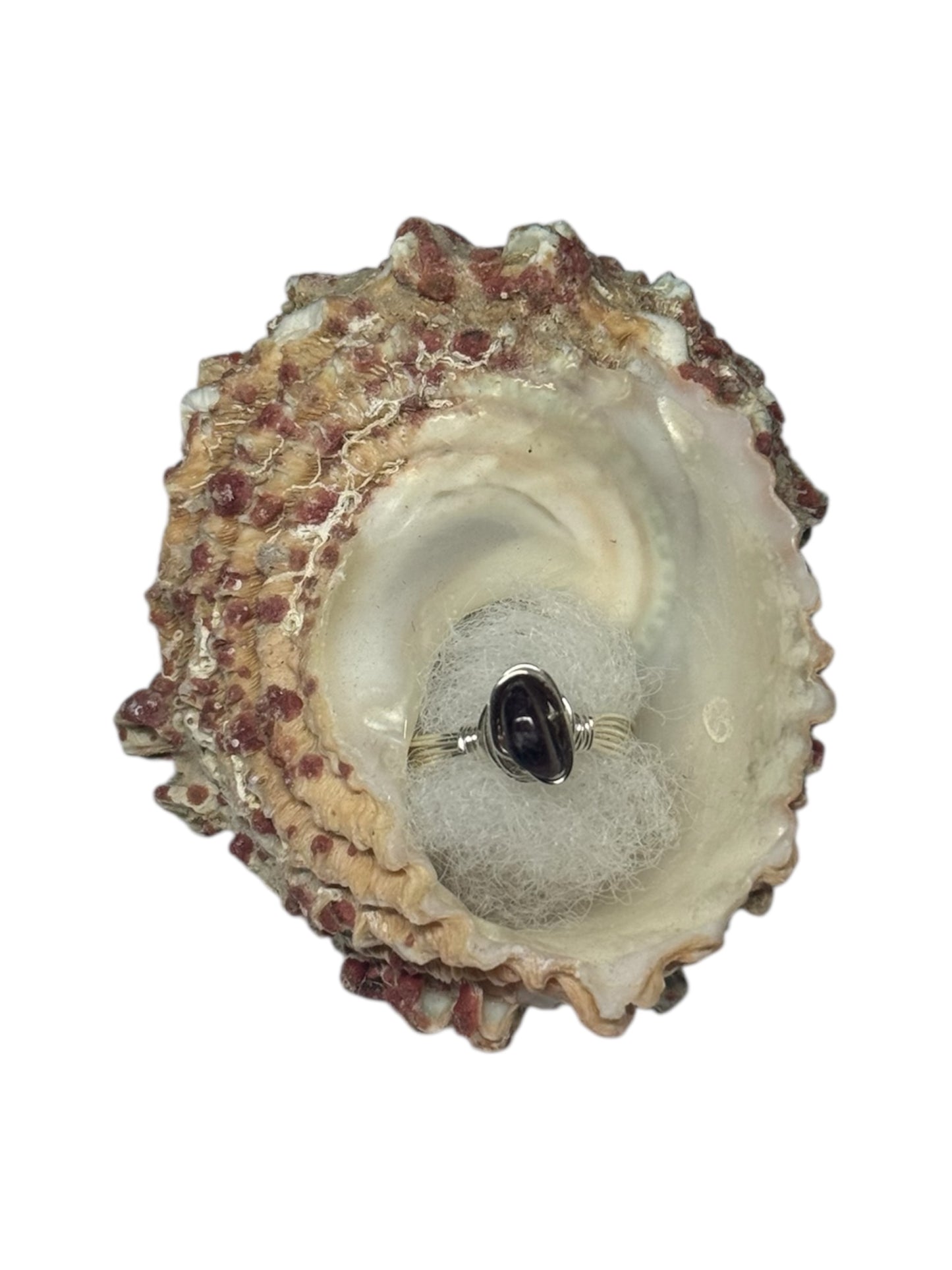 Garnet Crystal Ring size 7