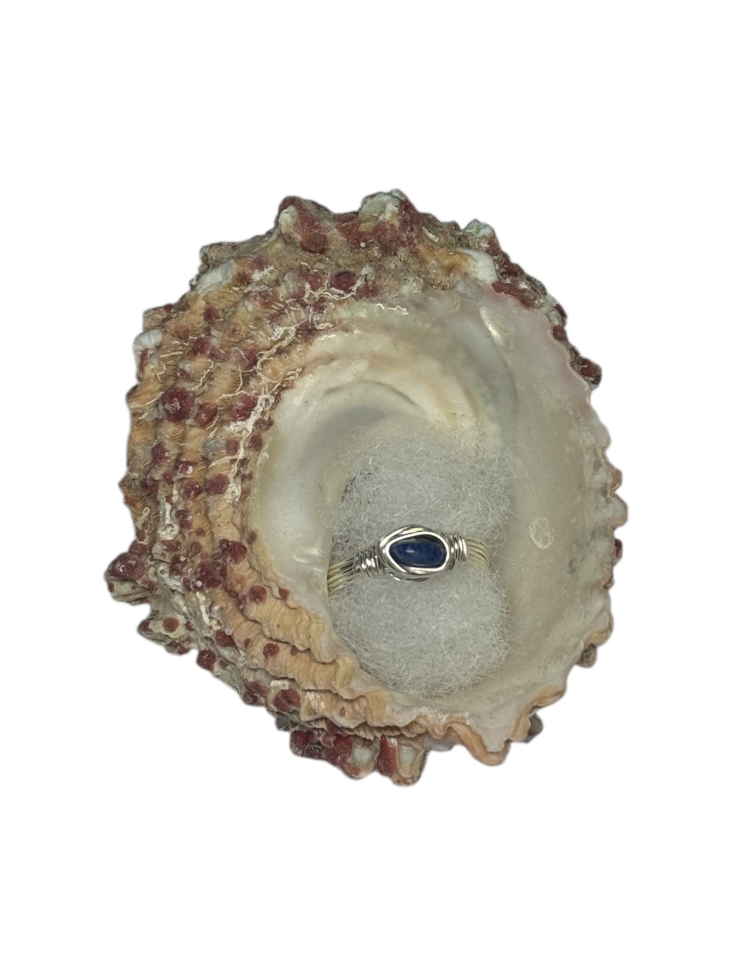 Lapis Lazuli Crystal Ring size 7