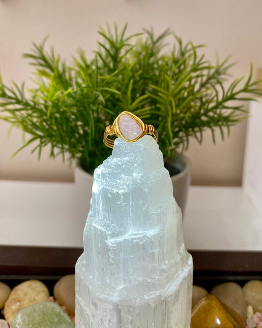 Rose Quartz Ring